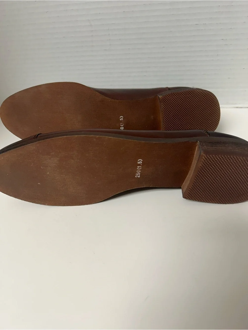 Handmade Leather Ombre Cap Toe Laceless Oxfords / Loafers | Fits US W 8 - 8.5